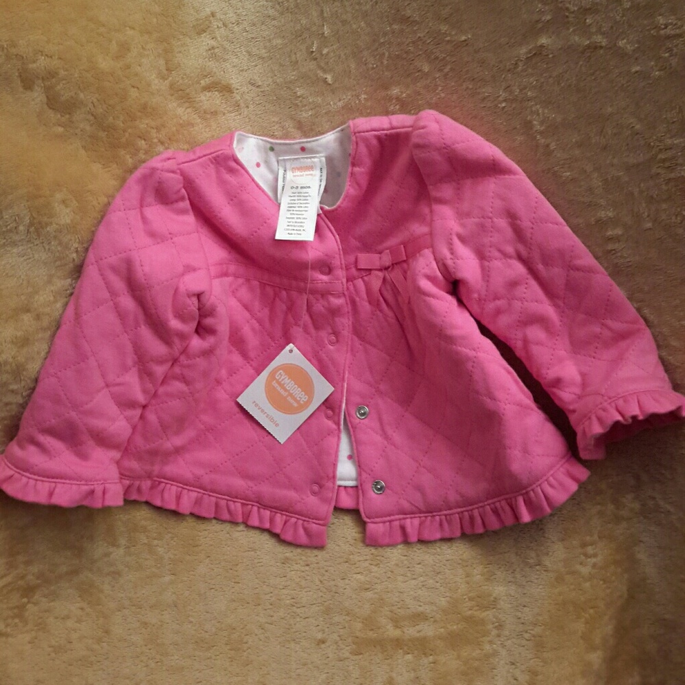 Gymboree Quilted Reversible Jacket (Pink) NWT